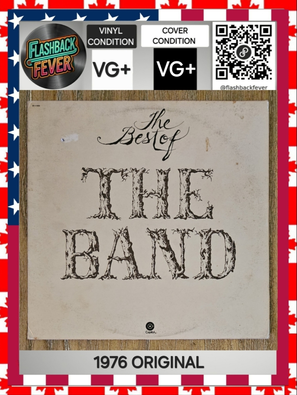 The Best of The Band•1976 US (#ST-511 553) Santa Maria Pressing